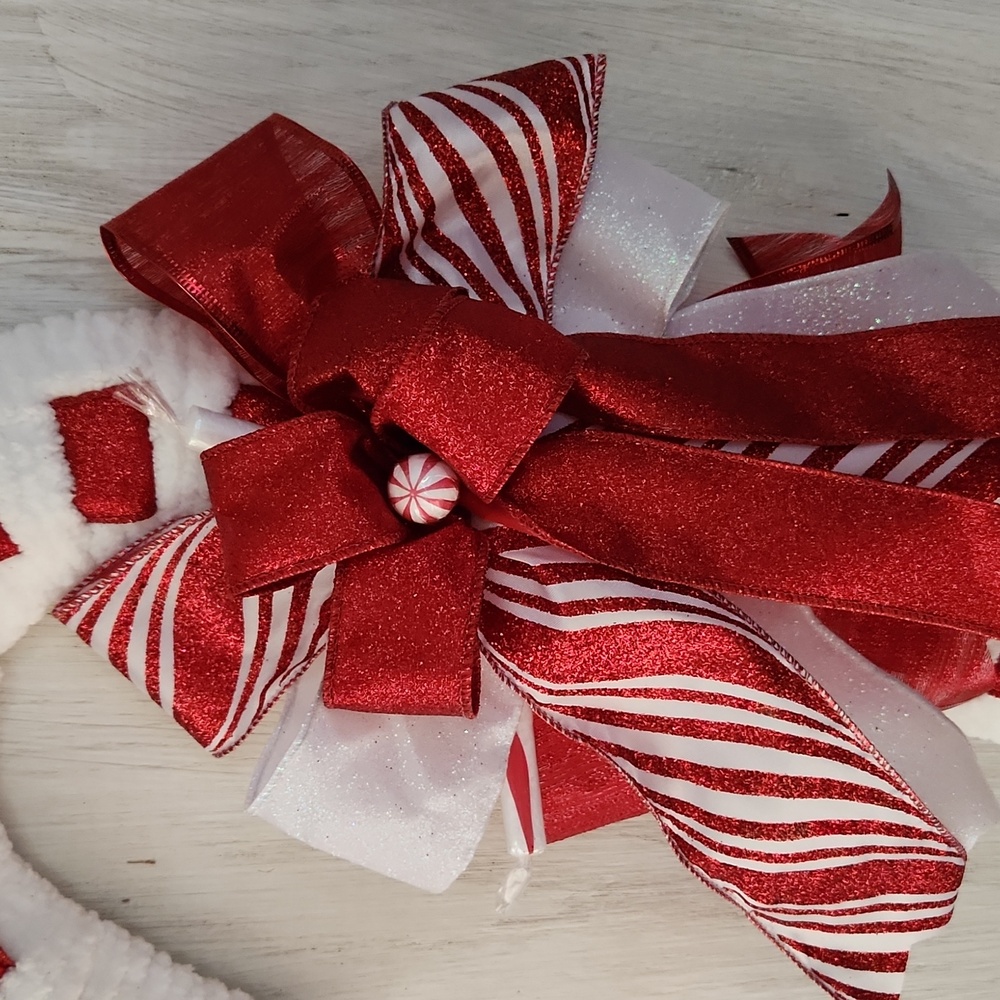 Beautiful Handmade Candy Cane Door Hanger 🍬 - Picture 2 of 2